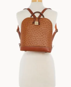 Dooney & Bourke Ready For the Getaway | Exotic Leather^Ostrich Pod Backpack