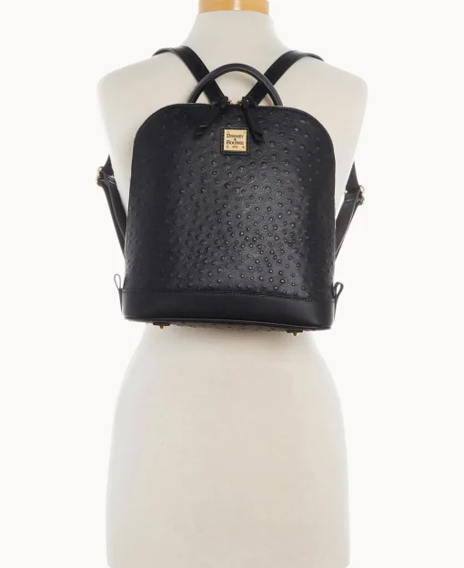 Dooney & Bourke Ready For the Getaway | Exotic Leather^Ostrich Pod Backpack