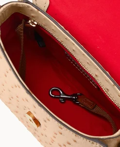 Dooney & Bourke Exotic Leather | Mini Bags^Ostrich Saddle Bag