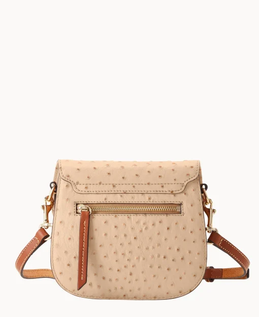 Dooney & Bourke Exotic Leather | Mini Bags^Ostrich Saddle Bag