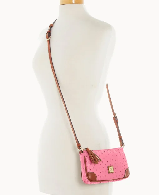 Dooney & Bourke Exotic Leather | Mini Bags^Ostrich Slim Crossbody