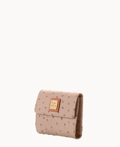 Dooney & Bourke Grab and Go | Wallets^Ostrich Small Flap Credit Card Wallet