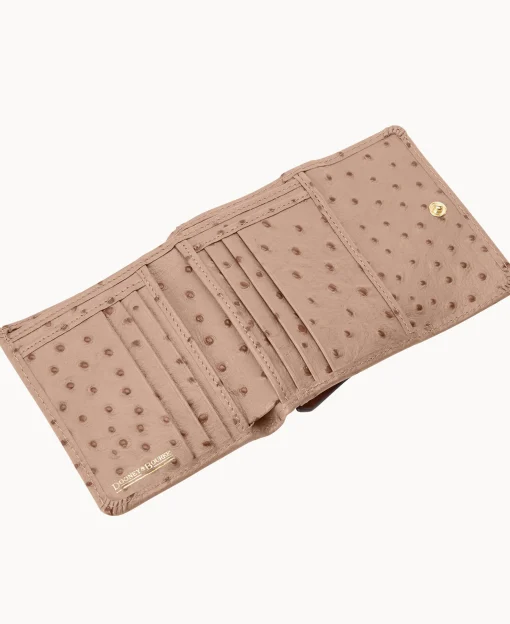 Dooney & Bourke Grab and Go | Wallets^Ostrich Small Flap Credit Card Wallet