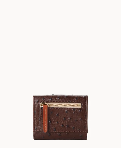 Dooney & Bourke Grab and Go | Wallets^Ostrich Small Flap Credit Card Wallet