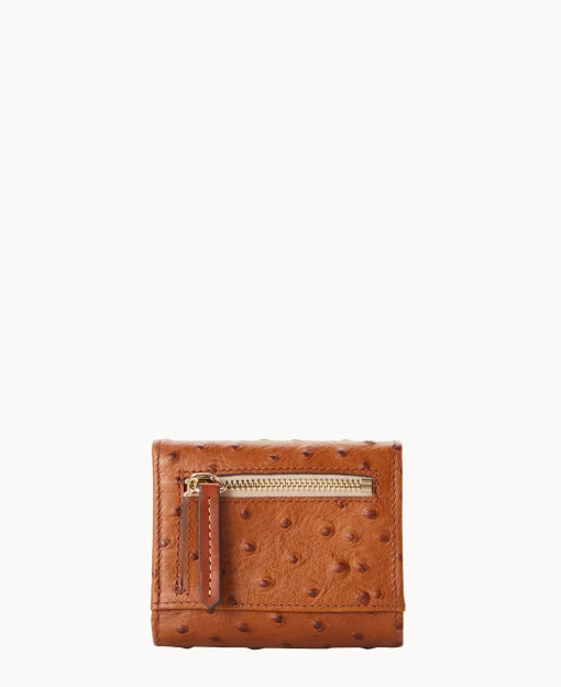 Dooney & Bourke Grab and Go | Wallets^Ostrich Small Flap Credit Card Wallet