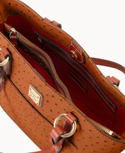 Dooney & Bourke Exotic Leather | Mini Bags^Ostrich Small Gretchen Tote