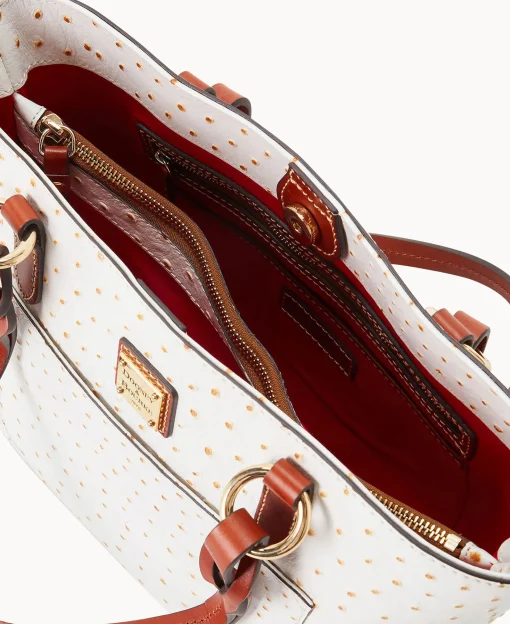 Dooney & Bourke Exotic Leather | Mini Bags^Ostrich Small Gretchen Tote
