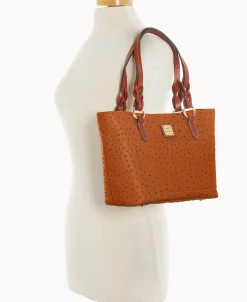 Dooney & Bourke Exotic Leather | Mini Bags^Ostrich Small Gretchen Tote