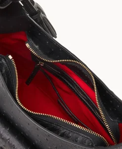 Dooney & Bourke Exotic Leather | Mini Bags^Ostrich Small Hobo
