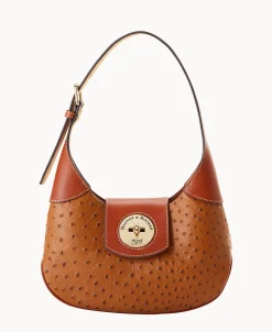 Dooney & Bourke The Ostrich Turnlock Collection | Picnic in the Park^Ostrich Turnlock Hobo 26