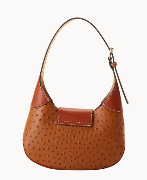 Dooney & Bourke The Ostrich Turnlock Collection | Picnic in the Park^Ostrich Turnlock Hobo 26