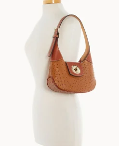 Dooney & Bourke The Ostrich Turnlock Collection | Picnic in the Park^Ostrich Turnlock Hobo 26