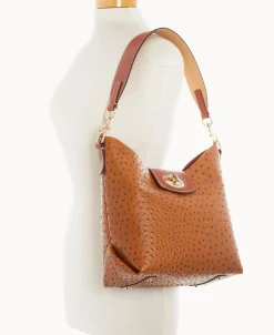 Dooney & Bourke The Ostrich Turnlock Collection | Picnic in the Park^Ostrich Turnlock Sac 30