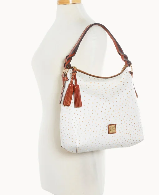 Dooney & Bourke Exotic Leather | Shoulder Bags^Ostrich Twist Strap Hobo