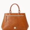 Dooney & Bourke Ready For the Getaway | Exotic Leather^Ostrich Zip Satchel