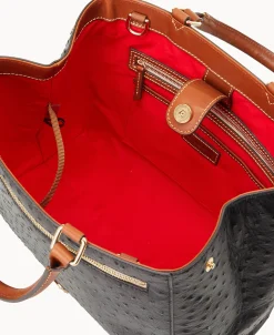 Dooney & Bourke Ready For the Getaway | Exotic Leather^Ostrich Zip Satchel