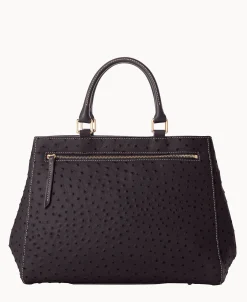 Dooney & Bourke Ready For the Getaway | Exotic Leather^Ostrich Zip Satchel