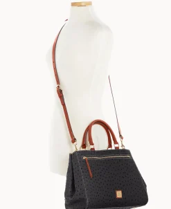 Dooney & Bourke Ready For the Getaway | Exotic Leather^Ostrich Zip Satchel