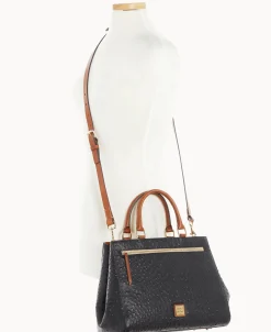 Dooney & Bourke Ready For the Getaway | Exotic Leather^Ostrich Zip Satchel