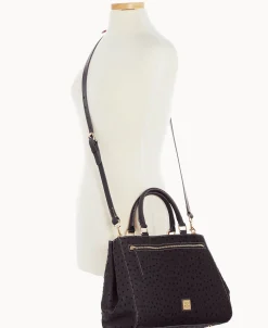 Dooney & Bourke Ready For the Getaway | Exotic Leather^Ostrich Zip Satchel