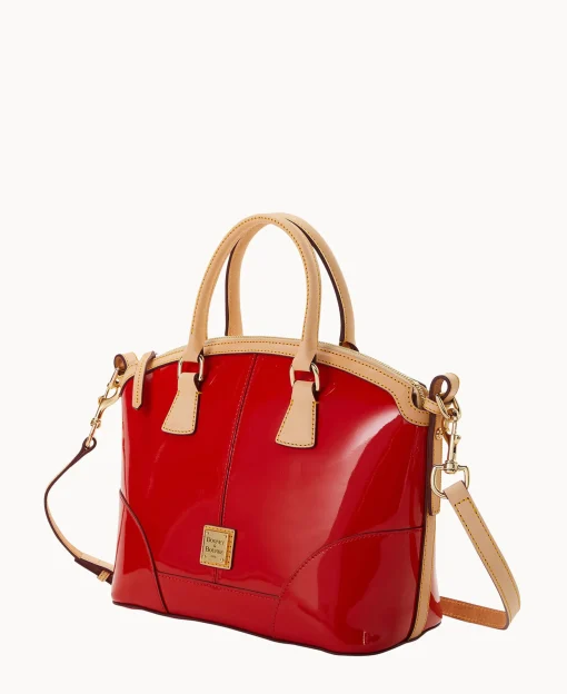 Dooney & Bourke Smooth Leather | Shoulder Bags^Patent Domed Satchel
