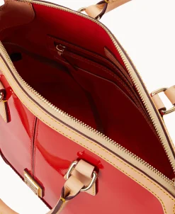 Dooney & Bourke Smooth Leather | Shoulder Bags^Patent Domed Satchel