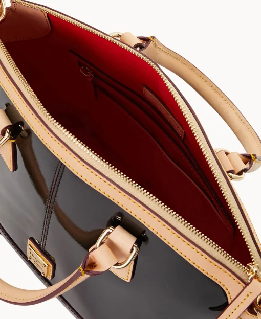 Dooney & Bourke Smooth Leather | Shoulder Bags^Patent Domed Satchel