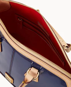 Dooney & Bourke Smooth Leather | Shoulder Bags^Patent Domed Satchel