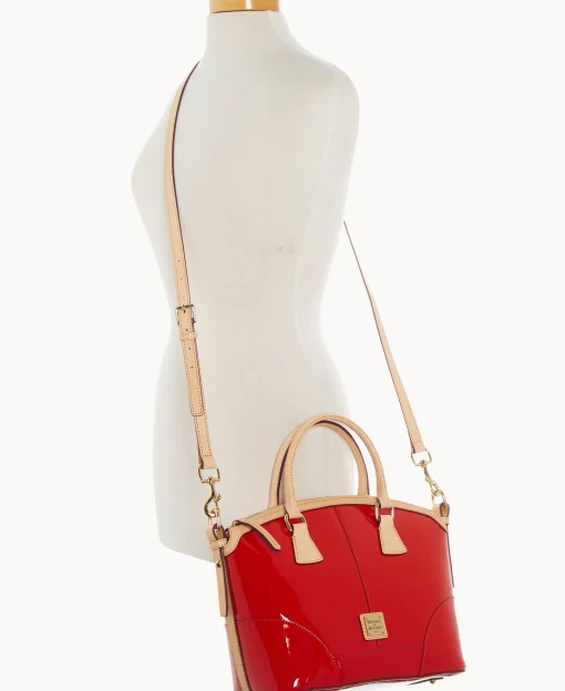 Dooney & Bourke Smooth Leather | Shoulder Bags^Patent Domed Satchel