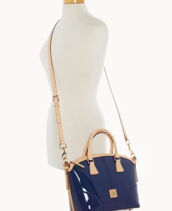 Dooney & Bourke Smooth Leather | Shoulder Bags^Patent Domed Satchel