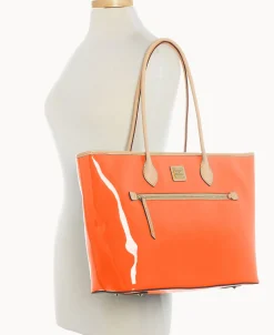 Dooney & Bourke Ready For the Getaway | Smooth Leather^Patent Large Tote