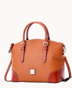 Dooney & Bourke The Pebble Grain Collection | Pebbled Leather^Pebble Grain Domed Satchel