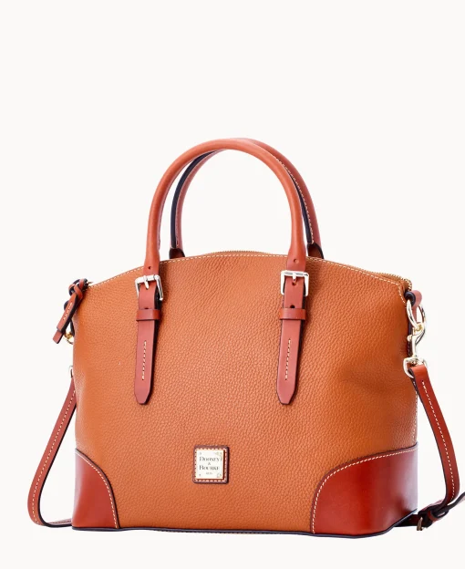 Dooney & Bourke The Pebble Grain Collection | Pebbled Leather^Pebble Grain Domed Satchel