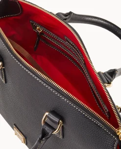 Dooney & Bourke The Pebble Grain Collection | Pebbled Leather^Pebble Grain Domed Satchel