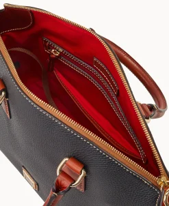 Dooney & Bourke The Pebble Grain Collection | Pebbled Leather^Pebble Grain Domed Satchel