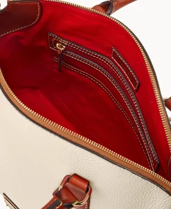 Dooney & Bourke The Pebble Grain Collection | Pebbled Leather^Pebble Grain Domed Satchel