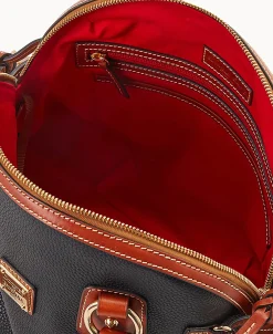 Dooney & Bourke The Pebble Grain Collection | Pebbled Leather^Pebble Grain Domed Satchel