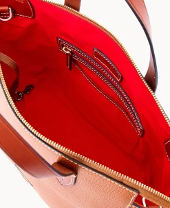 Dooney & Bourke The Pebble Grain Collection | Pebbled Leather^Pebble Grain Domed Satchel