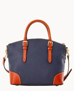 Dooney & Bourke The Pebble Grain Collection | Pebbled Leather^Pebble Grain Domed Satchel