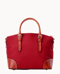 Dooney & Bourke The Pebble Grain Collection | Pebbled Leather^Pebble Grain Domed Satchel