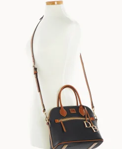 Dooney & Bourke The Pebble Grain Collection | Ready For the Getaway^Pebble Grain Domed Satchel