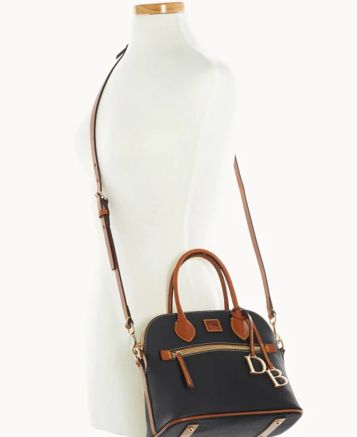 Dooney & Bourke The Pebble Grain Collection | Ready For the Getaway^Pebble Grain Domed Satchel