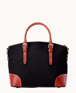 Dooney & Bourke The Pebble Grain Collection | Pebbled Leather^Pebble Grain Domed Satchel