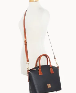 Dooney & Bourke The Pebble Grain Collection | Pebbled Leather^Pebble Grain Domed Satchel