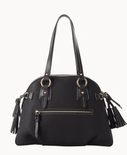 Dooney & Bourke The Pebble Grain Collection | Pebbled Leather^Pebble Grain Domed Satchel