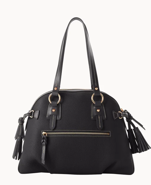 Dooney & Bourke The Pebble Grain Collection | Pebbled Leather^Pebble Grain Domed Satchel