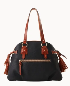 Dooney & Bourke The Pebble Grain Collection | Pebbled Leather^Pebble Grain Domed Satchel
