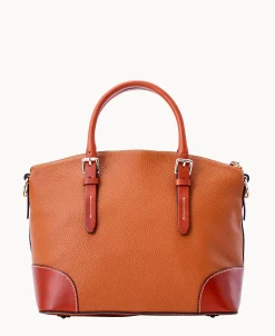 Dooney & Bourke The Pebble Grain Collection | Pebbled Leather^Pebble Grain Domed Satchel