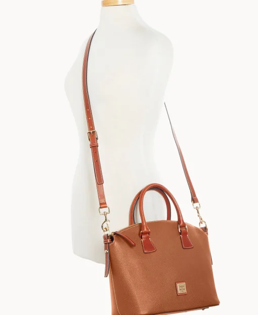 Dooney & Bourke The Pebble Grain Collection | Pebbled Leather^Pebble Grain Domed Satchel