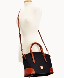 Dooney & Bourke The Pebble Grain Collection | Pebbled Leather^Pebble Grain Domed Satchel